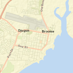 Djugun Street Map