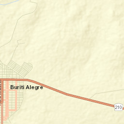 Buriti Alegre Street Map
