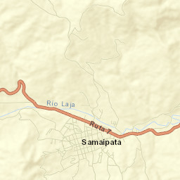 Samaipata Street Map