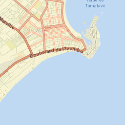Toamasina Street Map