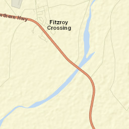Fitzroy Crossing Street Map