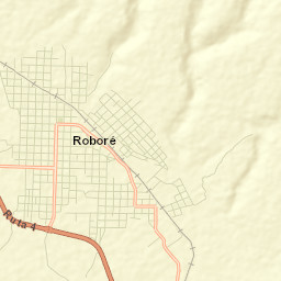 Roboré Street Map