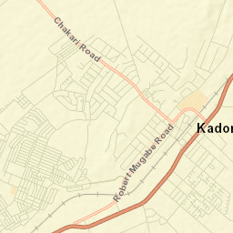 Kadoma Street Map