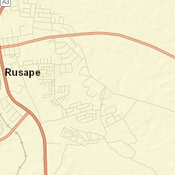 Rusape Street Map
