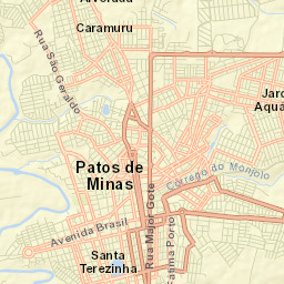 Patos de Minas Street Map