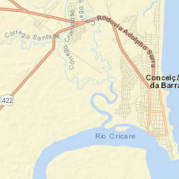 Conceição da Barra Street Map