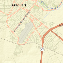 Araguari Street Map