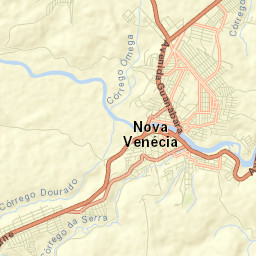 Nova Venécia Street Map