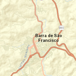 Barra de São Francisco Street Map