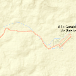 São Geraldo do Baixio Street Map