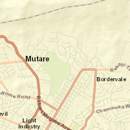 Mutare Street Map