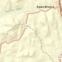 Águia Branca Street Map