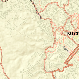 Sucre Street Map