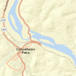 Conselheiro Pena Street Map