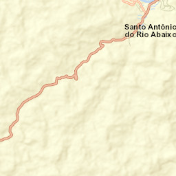 Santo Antônio do Rio Abaixo Street Map