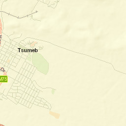 Tsumeb Street Map