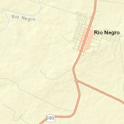 Rio Negro Street Map