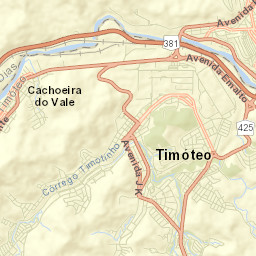 Coronel Fabriciano Street Map