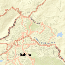 Itabira Street Map