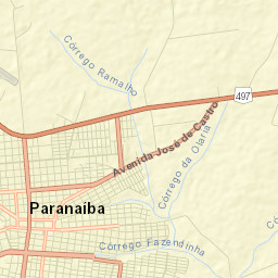 Paranaíba Street Map