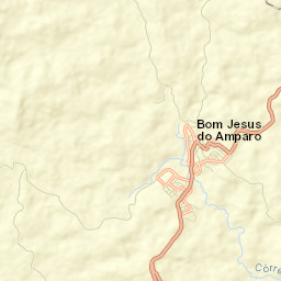 Bom Jesus do Amparo Street Map