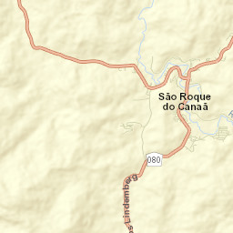 São Roque do Canaã Street Map
