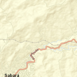Sabará Street Map
