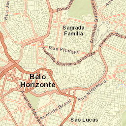 Belo Horizonte Street Map