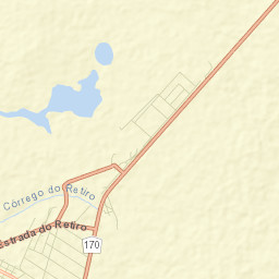 Lagoa da Prata Street Map