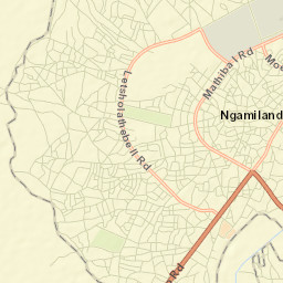 Maun Street Map
