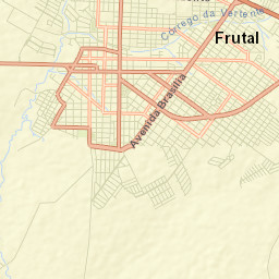 Frutal Street Map