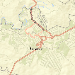 Sarzedo Street Map