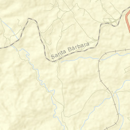 Santa Bárbara Street Map