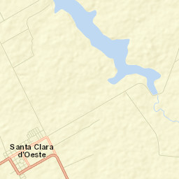 Santa Clara d'Oeste Street Map