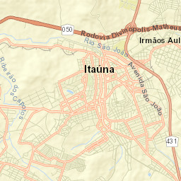 Itaúna Street Map