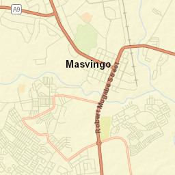 Masvingo Street Map