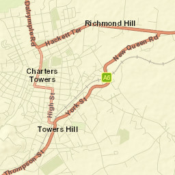 Charters Towers City Street Map