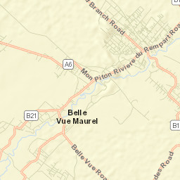 Plaines des Roches Street Map