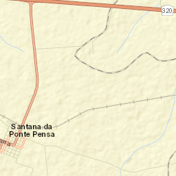 Santana da Ponte Pensa Street Map