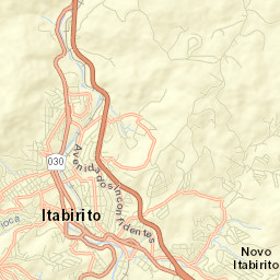 Itabirito Street Map