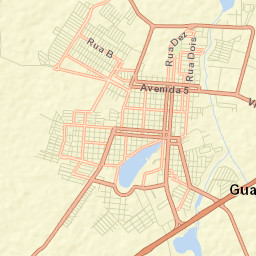 Guaíra Street Map