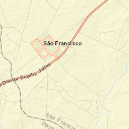 São Francisco Street Map