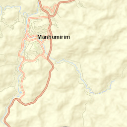 Manhumirim Street Map