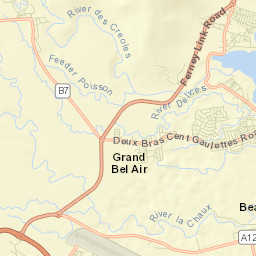 Mahébourg Street Map