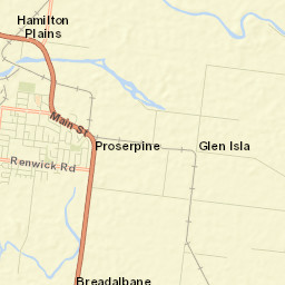 Proserpine Street Map