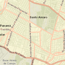 Campo Grande Street Map