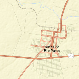 Ribas do Rio Pardo Street Map