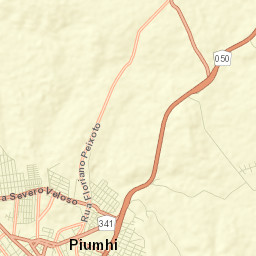 Piuí Street Map