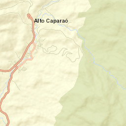 Alto Caparaó Street Map