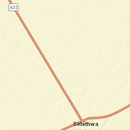 Sehithwa Street Map